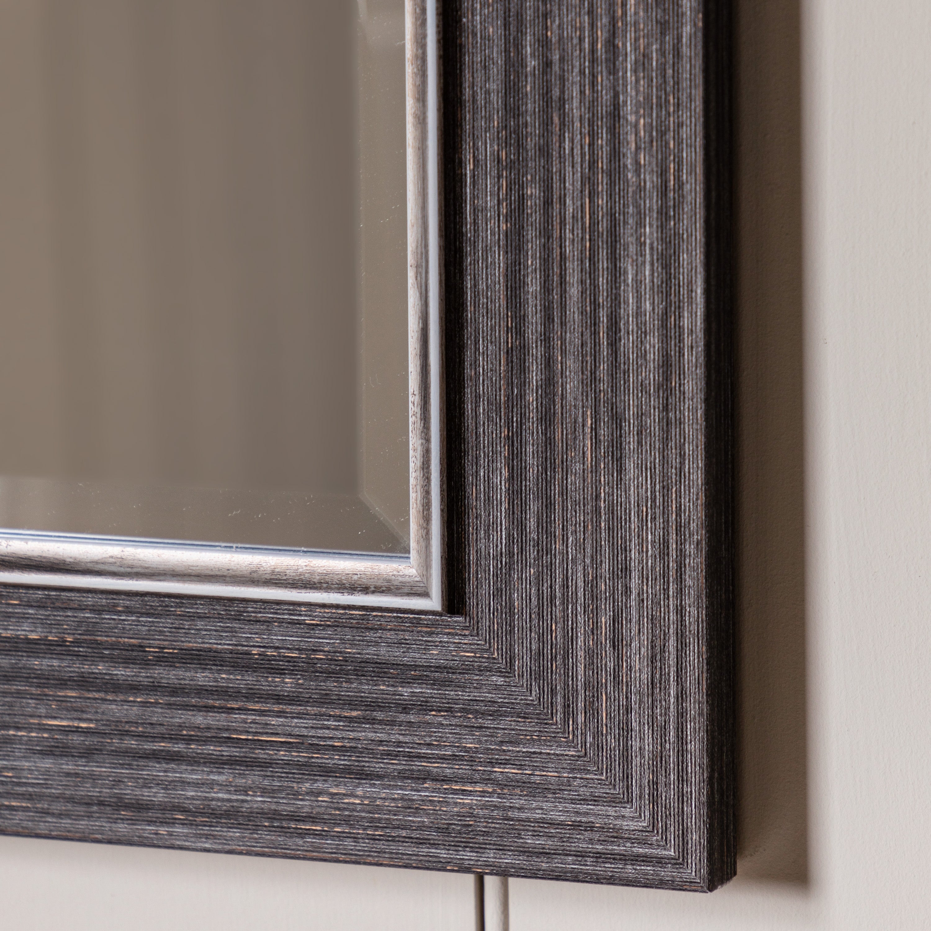 Chelsea Rustic Pewter Rectangle Wall Mirror